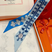 HERMES 26S SCARF 86 IN SILK 309668