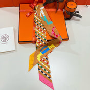 HERMES 25S SCARF TWILLY 86 IN SILK 987339