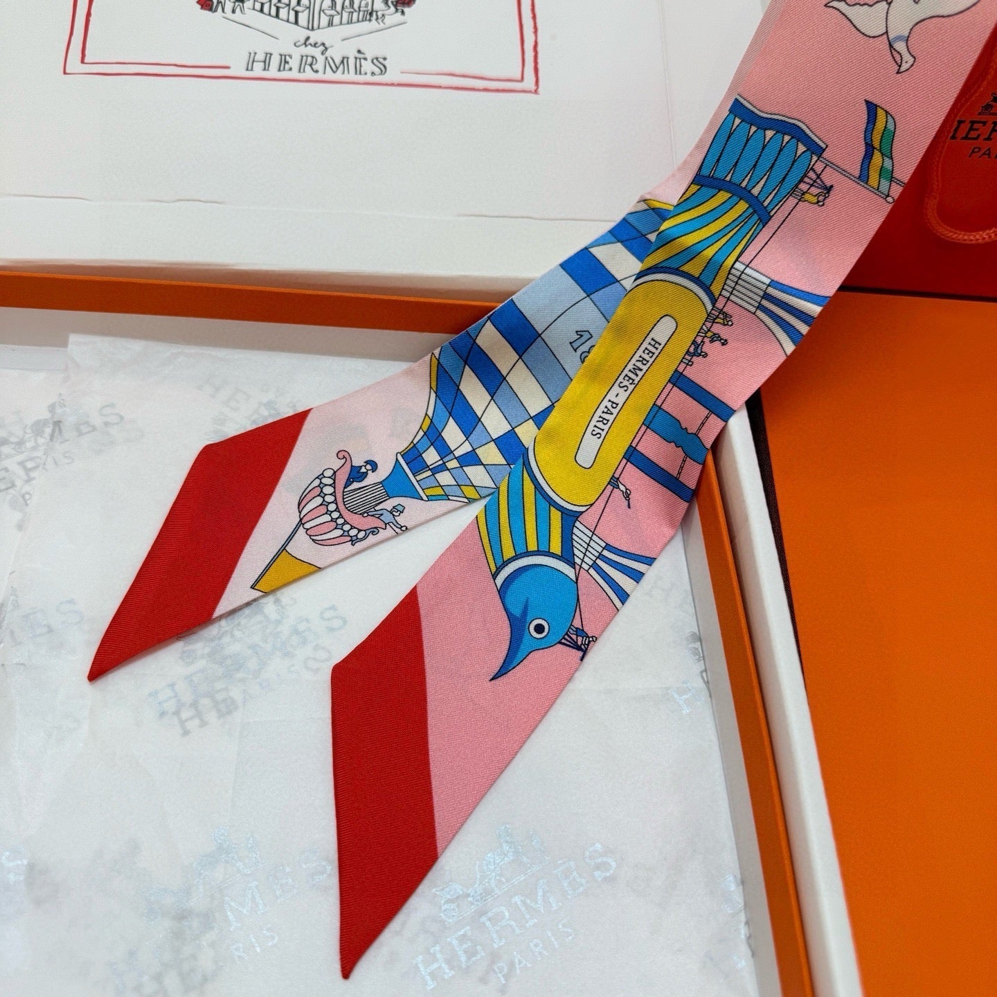 HERMES 25S NECKERCHIEF 86 IN SILK 991548