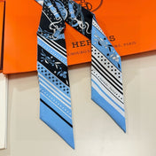 HERMES 26S TWILLY SCARF 86 IN SILK 500096