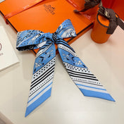 HERMES 26S TWILLY SCARF 86 IN SILK 500096