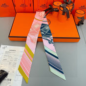 HERMES 26S TWILLY SCARF 86 IN SILK 502592
