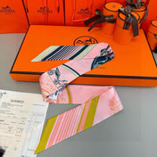HERMES 26S TWILLY SCARF 86 IN SILK 502592
