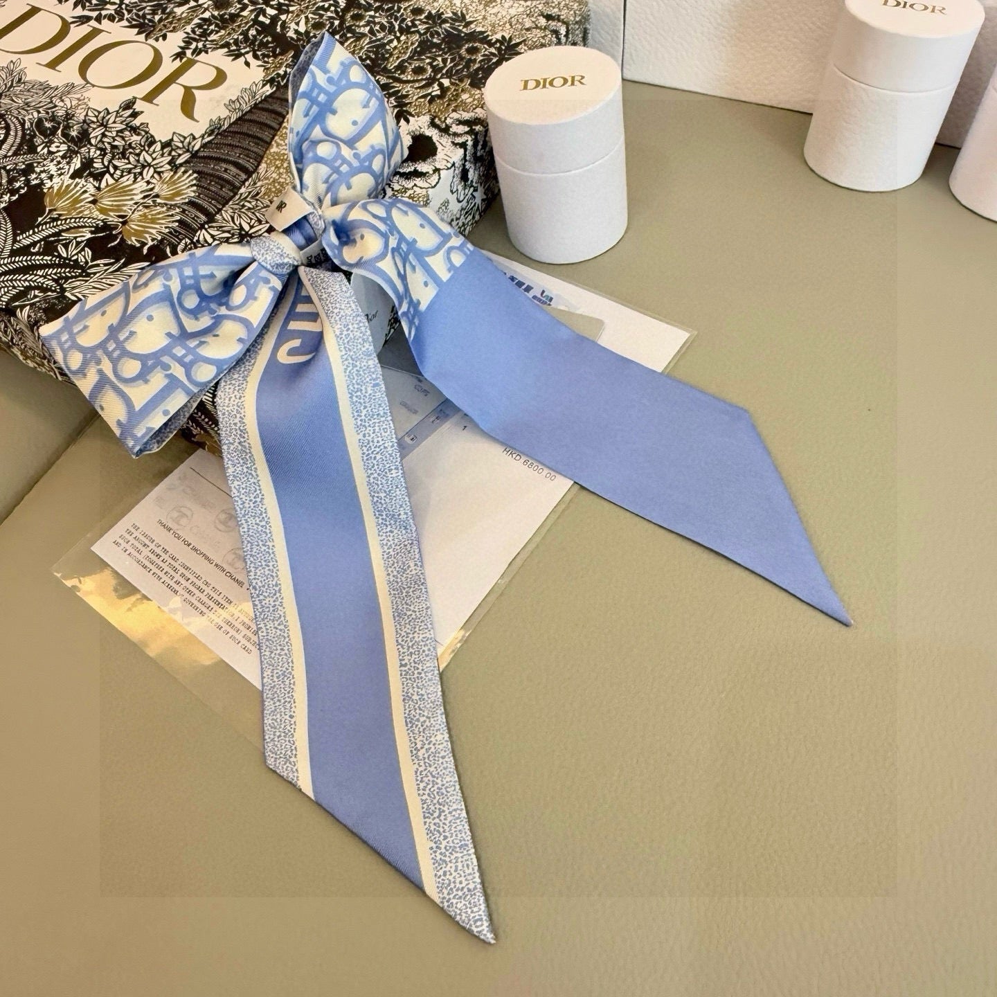DIOR 26S SCARF 105CM IN SILK 309590