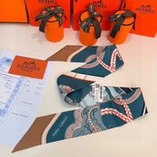 HERMES 26S SCARF 86 IN SILK 309670