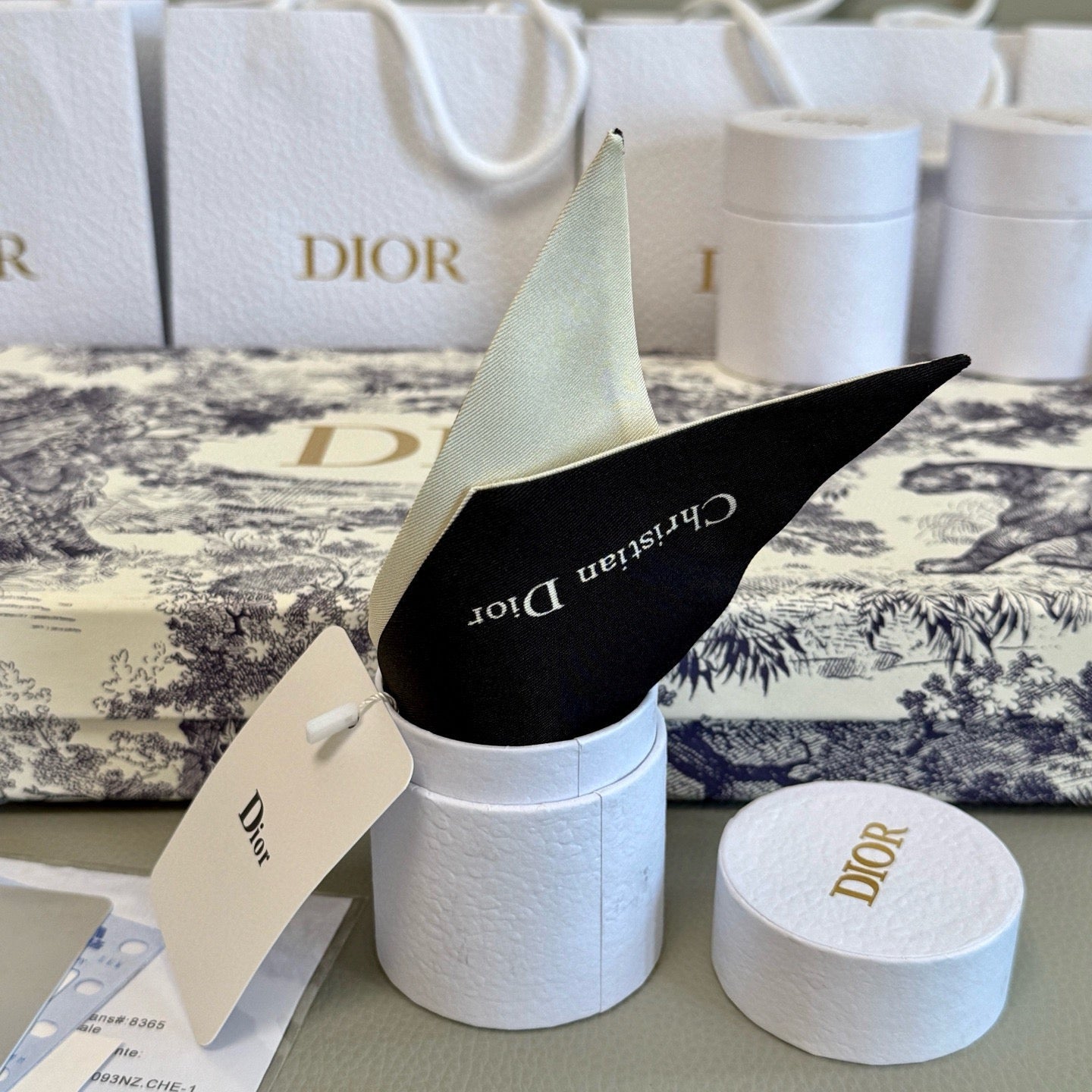DIOR 26S SCARF 105CM IN SILK 313134