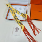 HERMES 26S TWILLY SCARF 86 IN SILK 492609