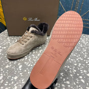 LP WINTER NUAGES SNEAKERS LIGHT GRAY LAMBSKIN