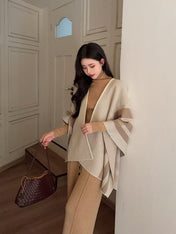HERMES 25S PLAID KNIT CARDIGAN 291