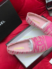 CC LOAFERS IN LIGHT PINK LAMBSKIN