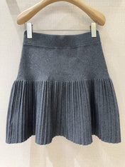 MIUMIU 26S PLEATED KNIT SKIRT 950