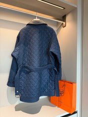 HERMES 25S QUILTED COTTON JACKET 376