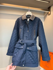 HERMES 25S QUILTED COTTON JACKET 376