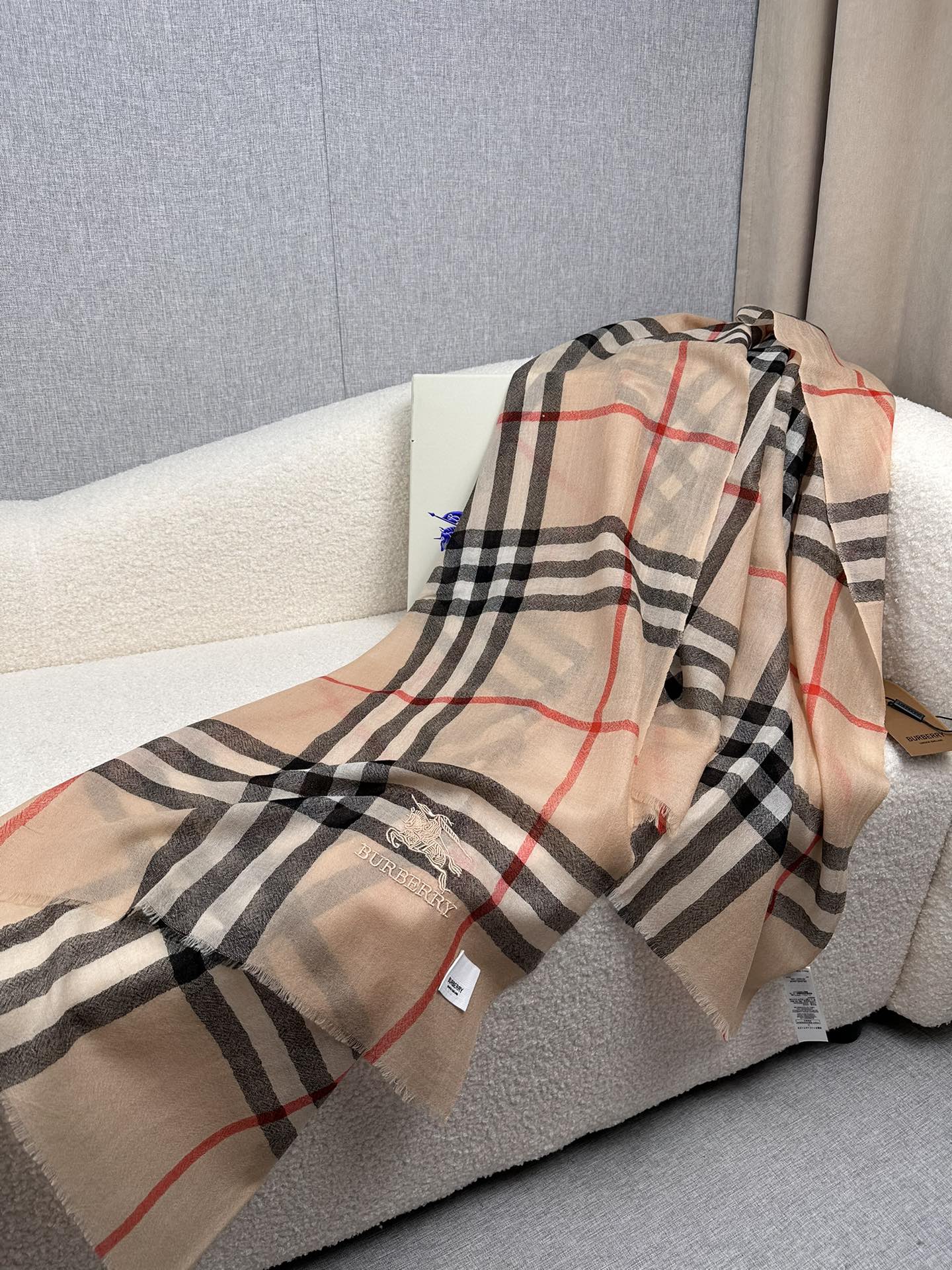 BBR SCARF 220 CM IN CASHMERE 490973