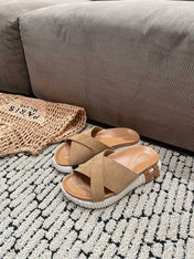 INFRA SANDAL PINK NUDE SUEDE