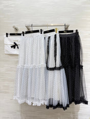 DIOR 25S LONG TULLE SKIRT STYLE 026