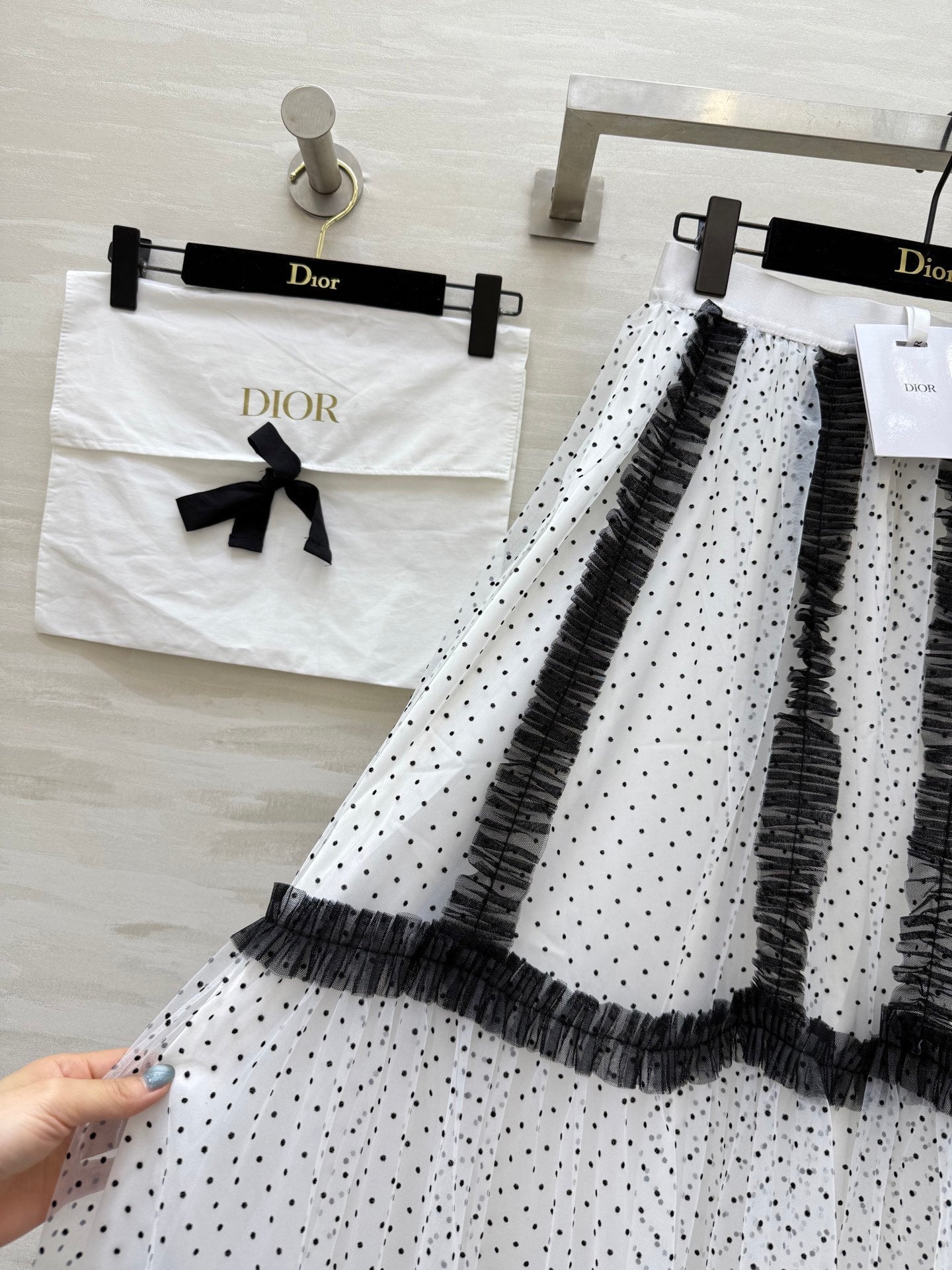 DIOR 25S LONG TULLE SKIRT STYLE 028