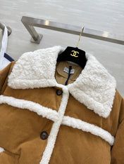 MONCLER 25S VELVET FUR JACKET 306104
