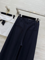CHANEL 25S WIDE-LEG STRAIGHT PANTS 636