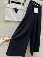 CHANEL 25S WIDE-LEG STRAIGHT PANTS 636