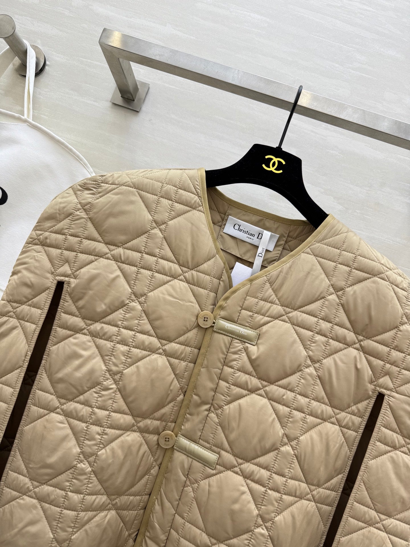 DIOR 25S LONG QUILTED COAT 781