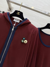 CHANEL 26S JACKET AND SLEEVELESS DRESS SET 962