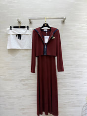 CHANEL 26S JACKET AND SLEEVELESS DRESS SET 962