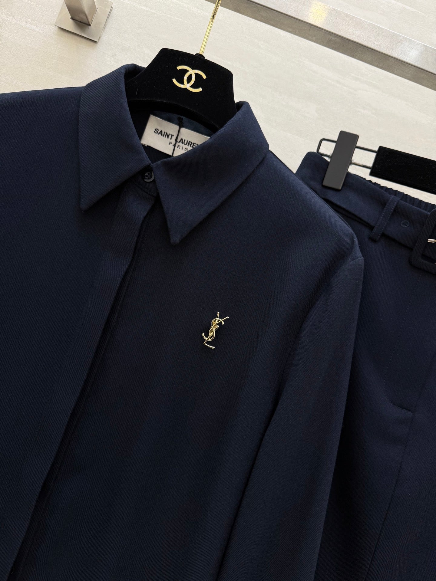YSL 26S SHIRT AND SKIRT SET 353