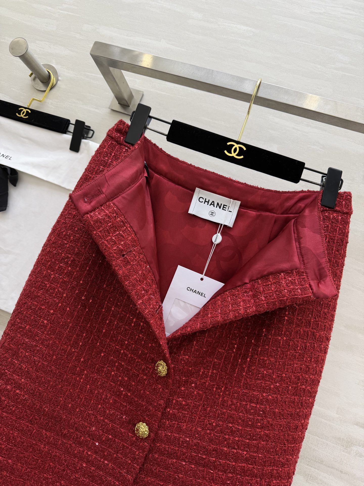 CHANEL 26S WOOL SKIRT 926