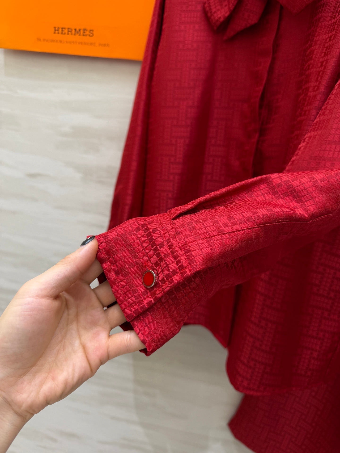 HERMES 26S SHIRT AND WIDE LEG PANTS SET 591