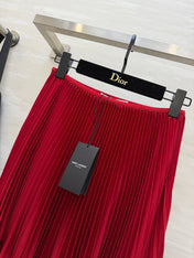 YSL 26S PLEATED MIDI SKIRT 268