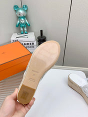 ITHEA 85 MM ESPADRILLE IN WHITE CALFSKIN