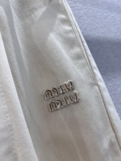 MIUMIU DRAWSTRING TROUSERS STYLE 6