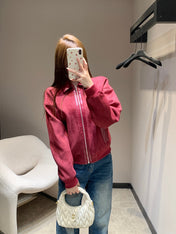 HERMES 25S SUEDE JACKET 385