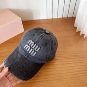 MIUMIU BASEBALL CAP STYLE 50