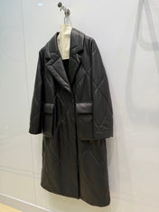 MAX MARA 25S QUILTED LONG COAT 030