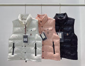 MONCLER 25S DOWN VEST IN WHITE 031