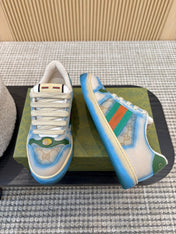 GUCCI 26S SNEAKERS IN BLUE GRADIENT CANVAS