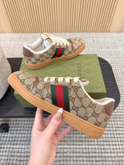 GUCCI 26S SNEAKERS IN BROWN GG CANVAS