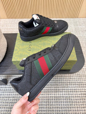 GUCCI 26S SNEAKERS IN BLACK GG CANVAS