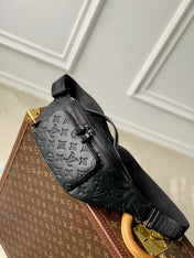 RUSH BUMBAG 30 IN BLACK MONOGRAM SHADOW CALFSKIN