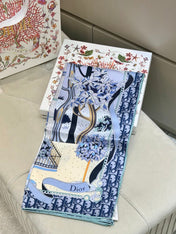 DIOR 26S SCARF 90CM IN SILK 311992