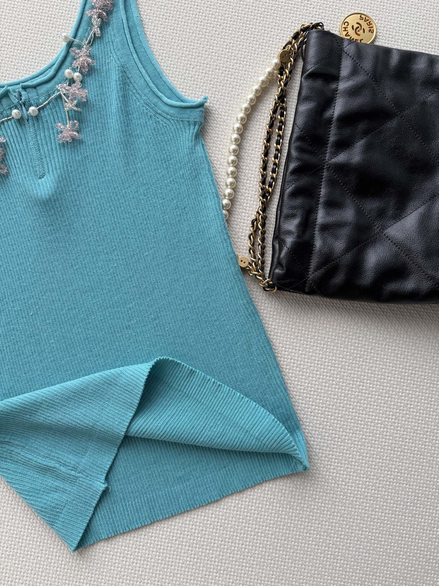 CHANEL 26S KNIT SLEEVELESS TOP STYLE 1187