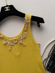 CHANEL 26S KNIT SLEEVELESS TOP STYLE 1186
