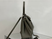 RODEO MEDIUM BAG 35 IN KHAKI GREEN SMOOTH CALFSKIN SILVER HARDWARE