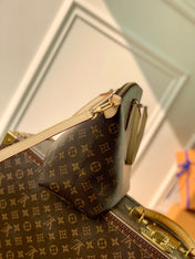 BOÉTIE PM TOTE 31.5 IN BROWN MONOGRAM COATED CANVAS AND CALFSKIN