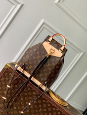 MONTSOURIS BACKPACK PM 30 IN BROWN MONOGRAM CANVAS