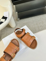MINO SANDAL IN BRONZE BROWN CALFSKIN