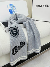 SCARF 180 CM IN CLOUD GRAY PURE CASHMERE WITH STICKER 389999