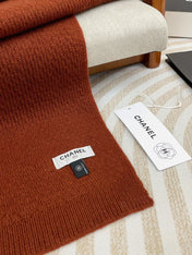 SCARF 190 CM IN RED BROWN CASHMERE 393186
